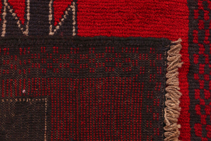 Red Baluchi 2' 4 x 9' - No. 53898 - ALRUG Rug Store