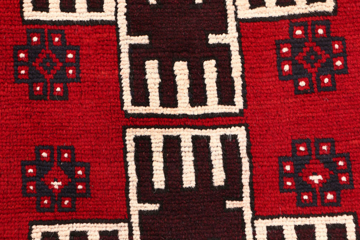 Firebrick Baluchi 2' 4 x 9' 5 - No. 53899 - ALRUG Rug Store