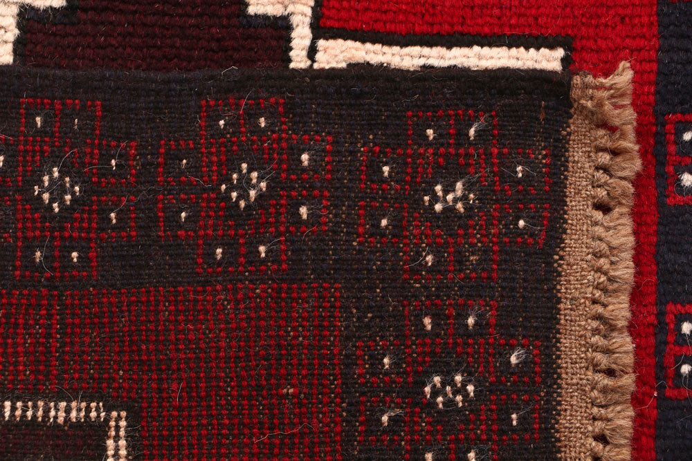 Firebrick Baluchi 2' 4 x 9' 5 - No. 53899 - ALRUG Rug Store