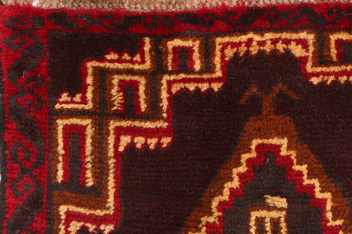 Brown Baluchi 2' 6 x 9' 10 - No. 53901 - ALRUG Rug Store