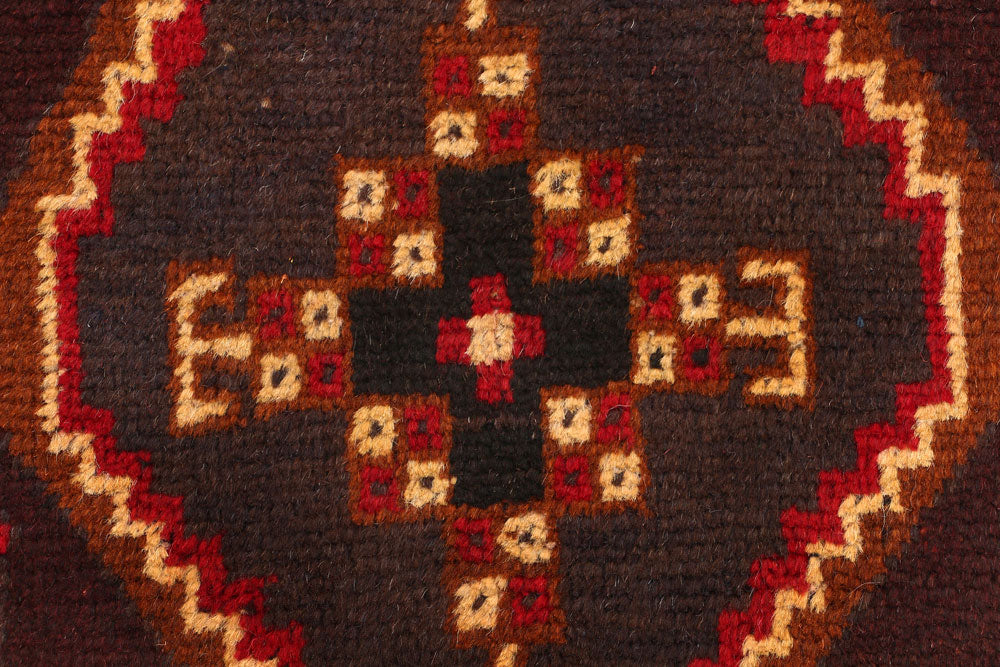 Brown Baluchi 2' 6 x 9' 10 - No. 53901 - ALRUG Rug Store