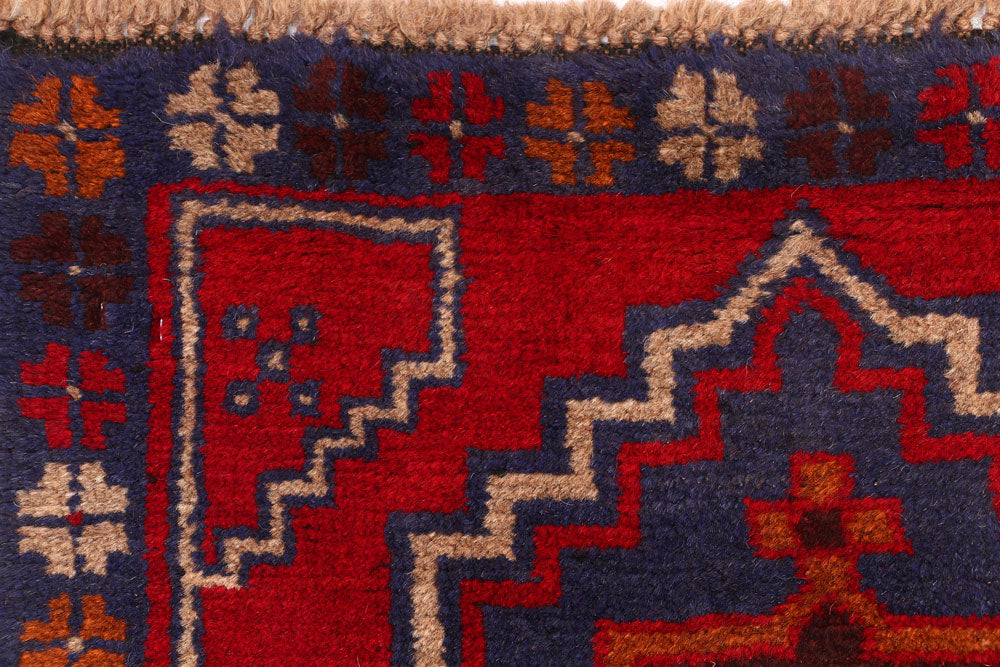 Firebrick Baluchi 2' 3 x 9' 3 - No. 53902 - ALRUG Rug Store