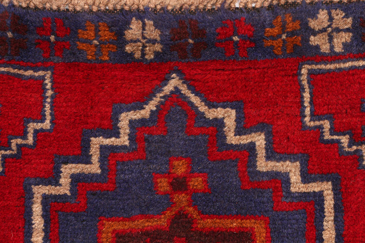 Firebrick Baluchi 2' 3 x 9' 3 - No. 53902 - ALRUG Rug Store