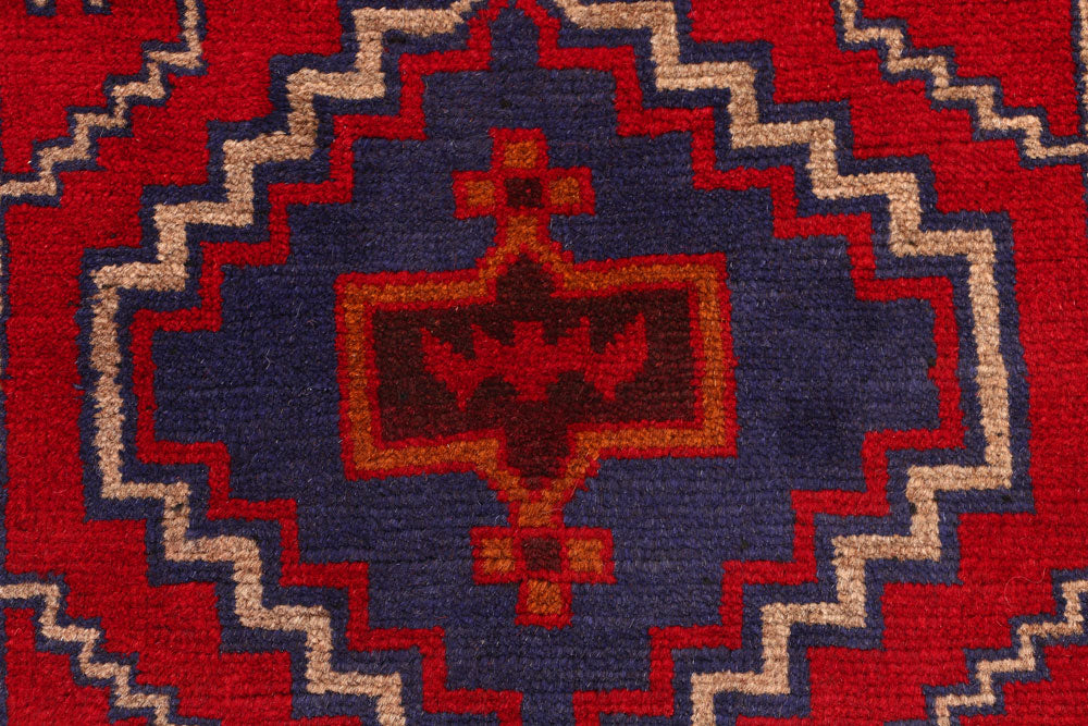 Firebrick Baluchi 2' 3 x 9' 3 - No. 53902 - ALRUG Rug Store