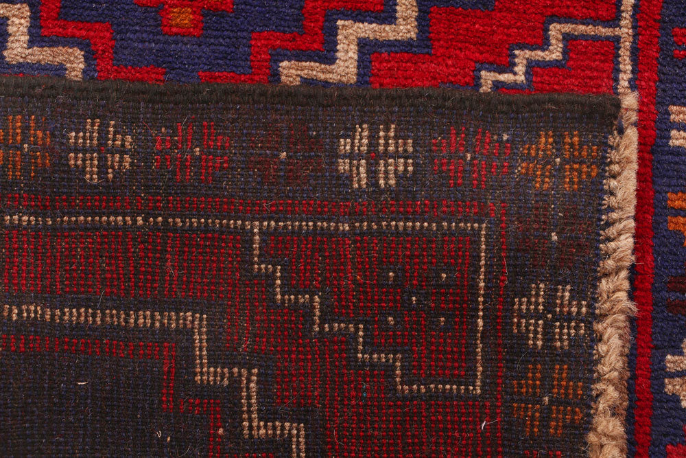 Firebrick Baluchi 2' 3 x 9' 3 - No. 53902 - ALRUG Rug Store