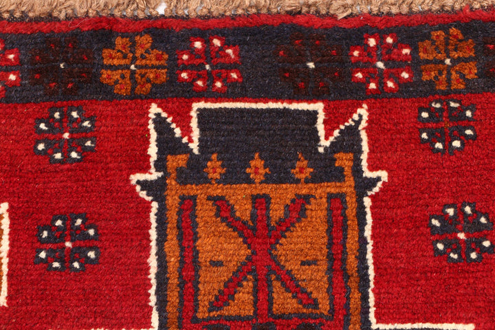 Firebrick Baluchi 2' 7 x 9' 6 - No. 53904 - ALRUG Rug Store