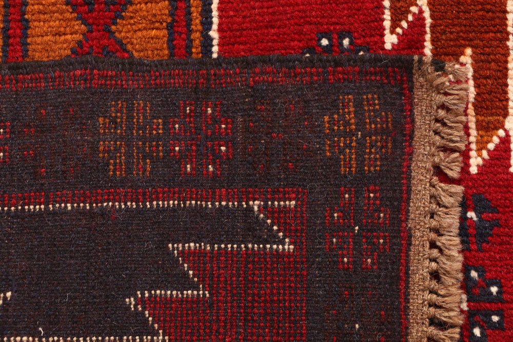 Firebrick Baluchi 2' 7 x 9' 6 - No. 53904 - ALRUG Rug Store