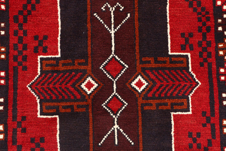 Firebrick Baluchi 2' 8 x 9' 6 - No. 53905 - ALRUG Rug Store
