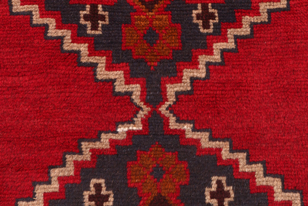 Firebrick Baluchi 2' 4 x 10' - No. 53907 - ALRUG Rug Store