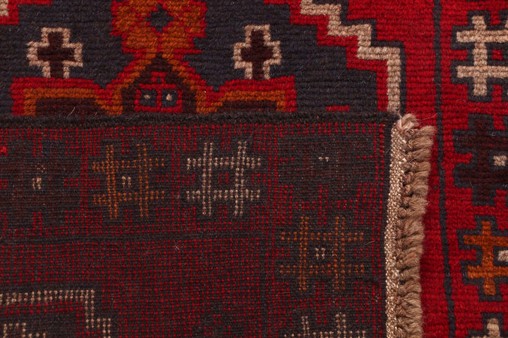 Firebrick Baluchi 2' 4 x 10' - No. 53907 - ALRUG Rug Store