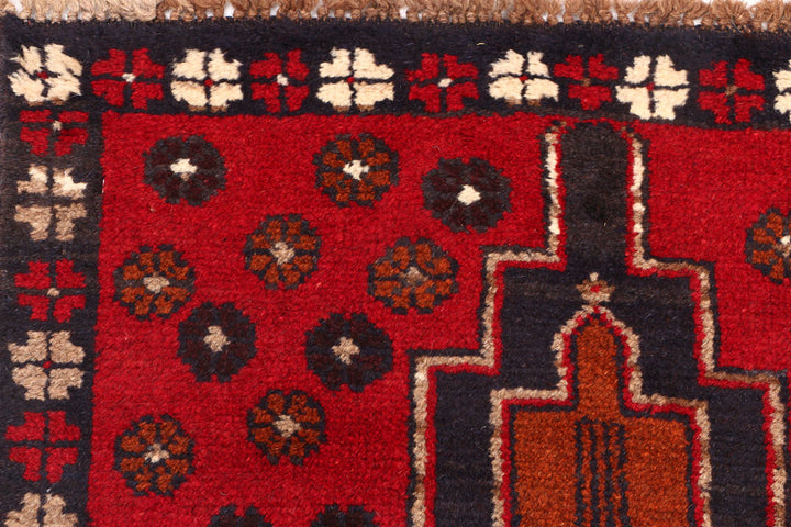Firebrick Baluchi 2' 5 x 9' 2 - No. 53908 - ALRUG Rug Store