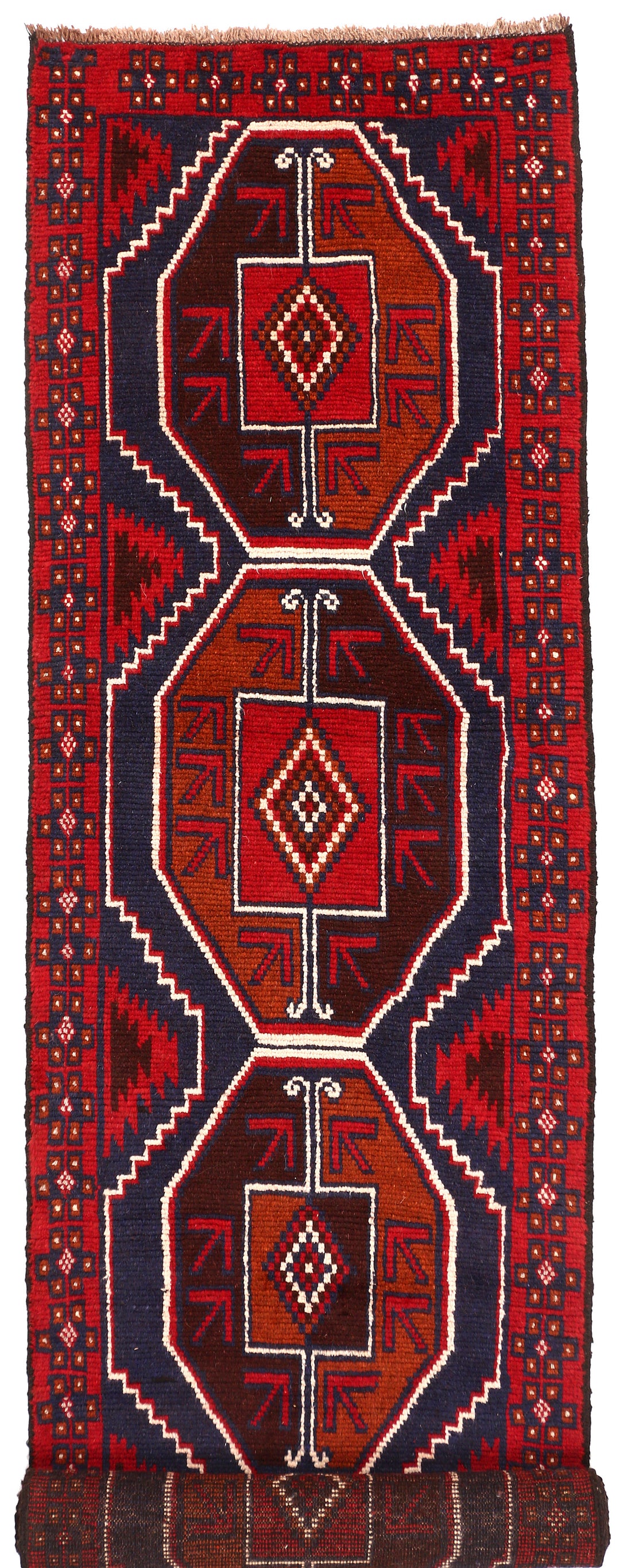 Midnight Blue Baluchi 2' 6 x 9' 3 - No. 53909 - ALRUG Rug Store