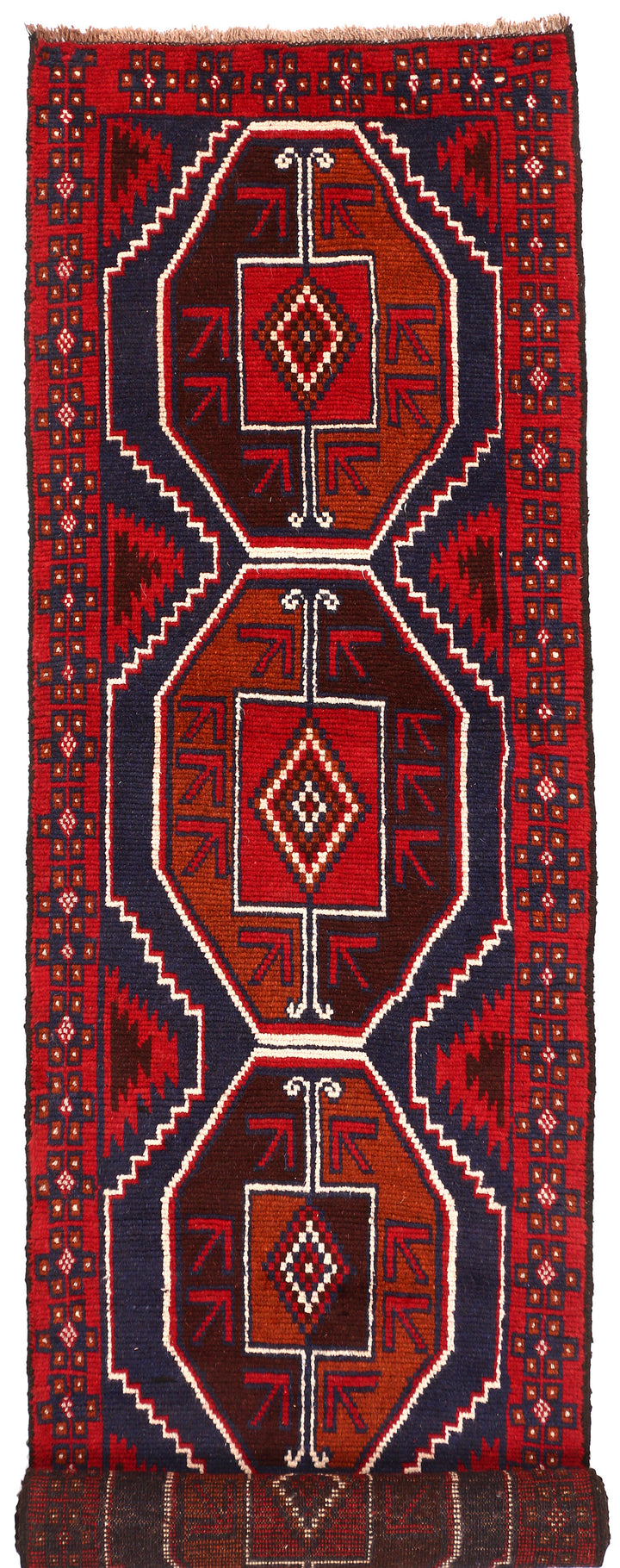Midnight Blue Baluchi 2' 6 x 9' 3 - No. 53909 - ALRUG Rug Store