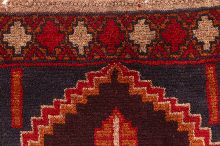 Midnight Blue Baluchi 2' 5 x 10' - No. 53910 - ALRUG Rug Store