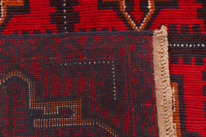 Dark Red Baluchi 2' 9 x 9' - No. 53911 - ALRUG Rug Store