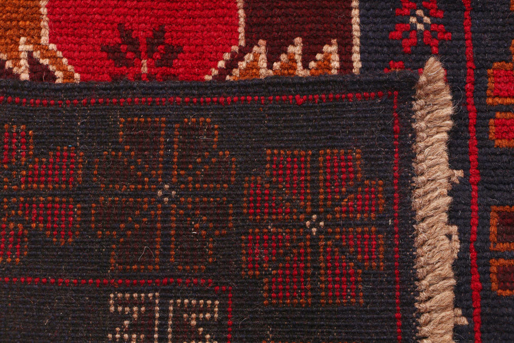 Midnight Blue Baluchi 2' 6 x 10' 1 - No. 53912 - ALRUG Rug Store