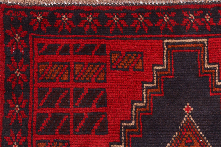 Firebrick Baluchi 2' 10 x 9' 1 - No. 53913 - ALRUG Rug Store