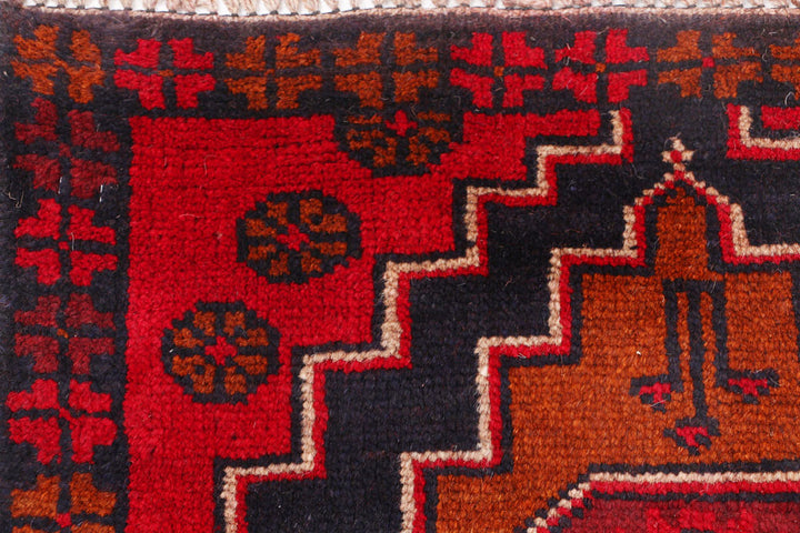 Firebrick Baluchi 2' 4 x 9' 11 - No. 53914 - ALRUG Rug Store