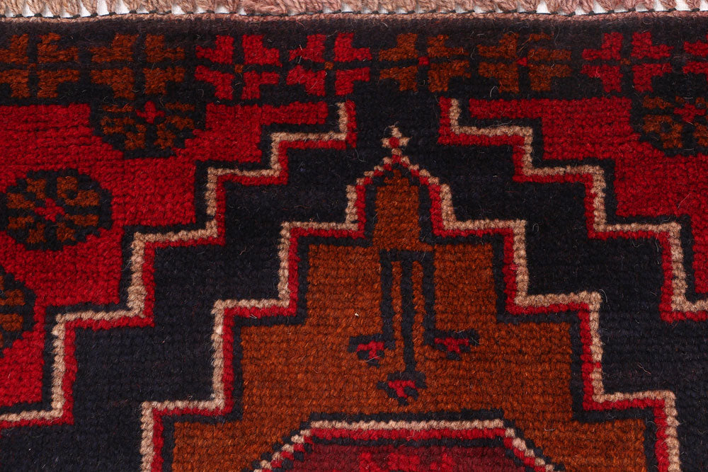 Firebrick Baluchi 2' 4 x 9' 11 - No. 53914 - ALRUG Rug Store