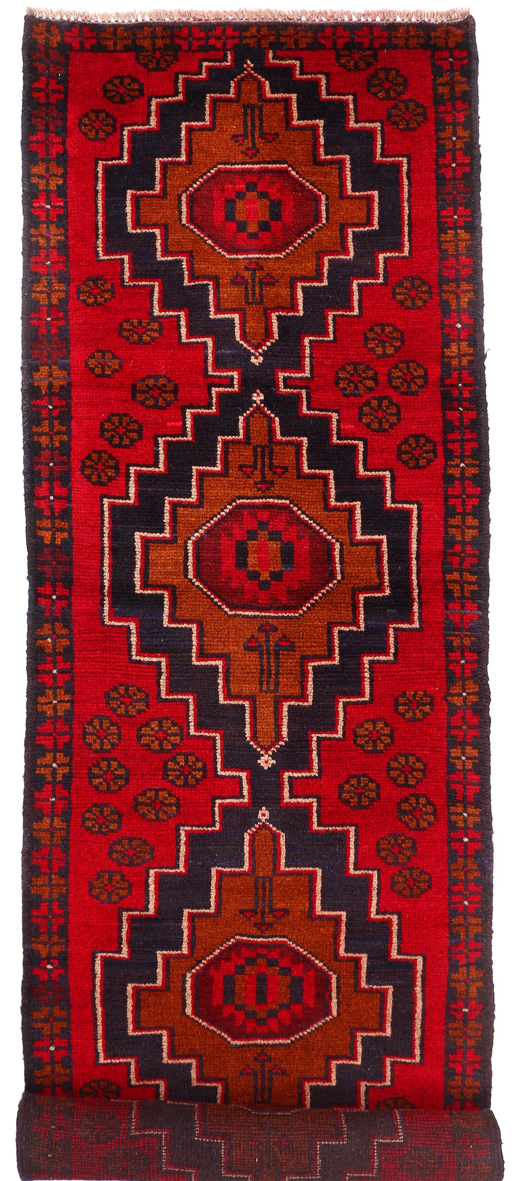 Firebrick Baluchi 2' 4 x 9' 11 - No. 53914 - ALRUG Rug Store