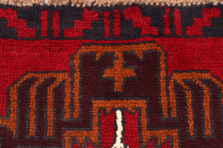 Firebrick Baluchi 2' 4 x 9' 4 - No. 53916 - ALRUG Rug Store