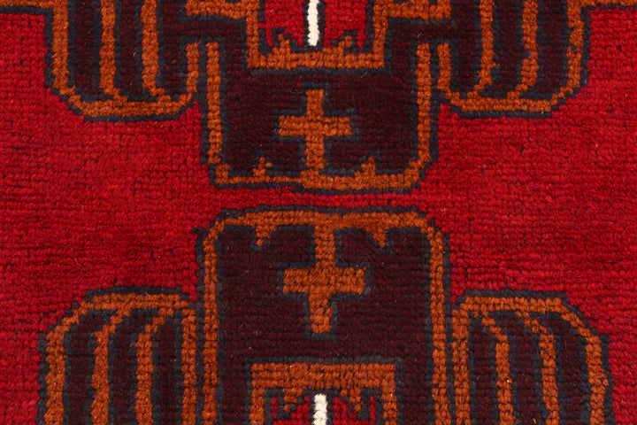 Firebrick Baluchi 2' 4 x 9' 4 - No. 53916 - ALRUG Rug Store