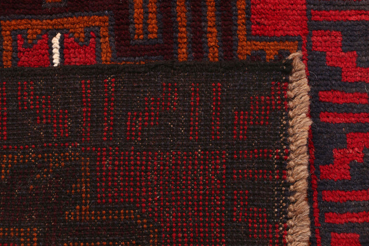 Firebrick Baluchi 2' 4 x 9' 4 - No. 53916 - ALRUG Rug Store