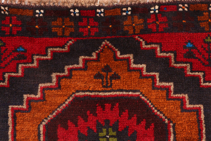Dark Red Baluchi 2' 7 x 10' - No. 53917 - ALRUG Rug Store