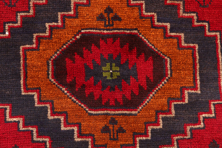 Dark Red Baluchi 2' 7 x 10' - No. 53917 - ALRUG Rug Store