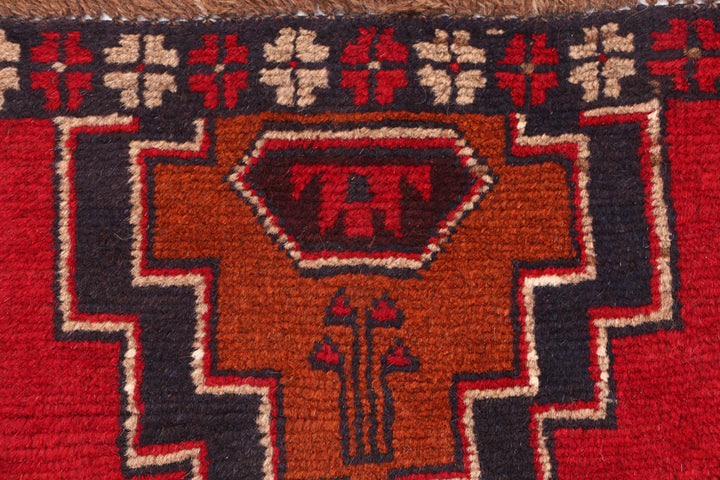 Firebrick Baluchi 2' 4 x 9' - No. 53919 - ALRUG Rug Store