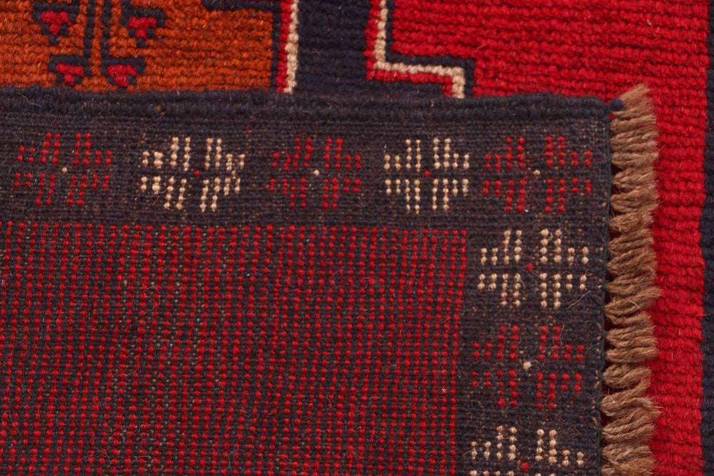 Firebrick Baluchi 2' 4 x 9' - No. 53919 - ALRUG Rug Store