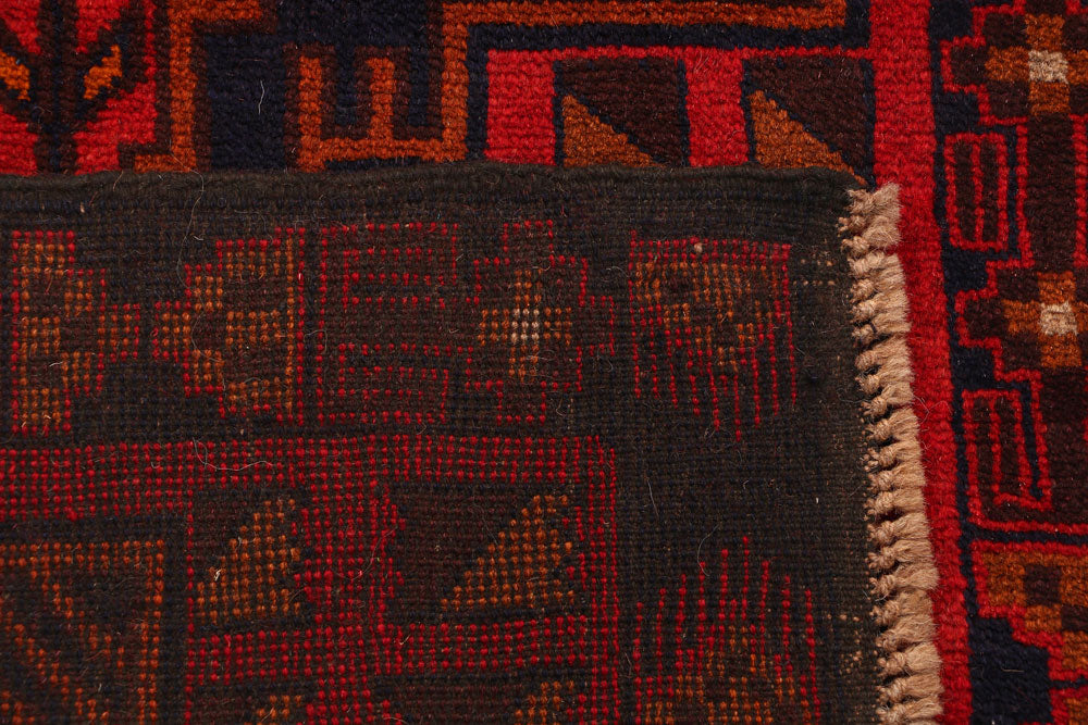 Firebrick Baluchi 2' 9 x 9' 8 - No. 53920 - ALRUG Rug Store