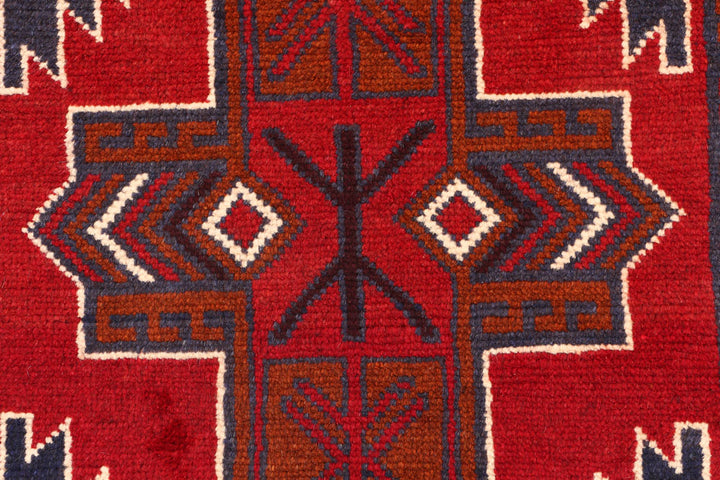 Firebrick Baluchi 2' 6 x 9' 4 - No. 53921 - ALRUG Rug Store