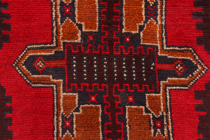 Firebrick Baluchi 2' 6 x 9' 6 - No. 53922 - ALRUG Rug Store