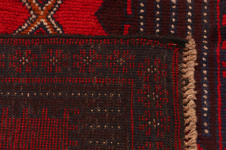 Firebrick Baluchi 2' 6 x 9' 6 - No. 53922 - ALRUG Rug Store