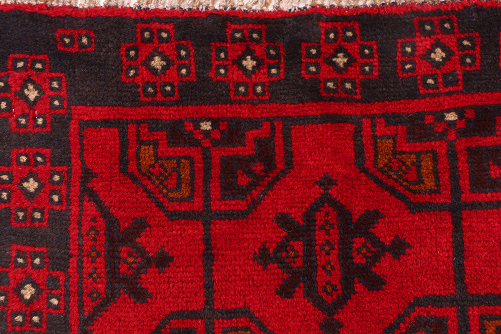 Red Baluchi 2' 7 x 9' 5 - No. 53924 - ALRUG Rug Store