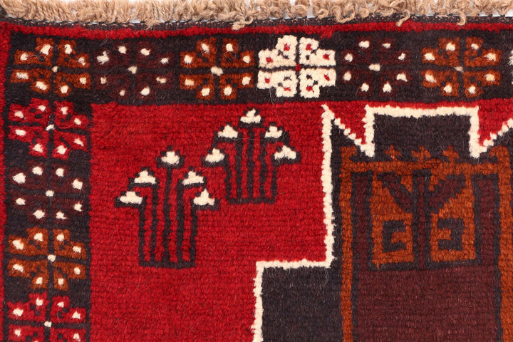 Firebrick Baluchi 2' 6 x 9' 8 - No. 53925 - ALRUG Rug Store