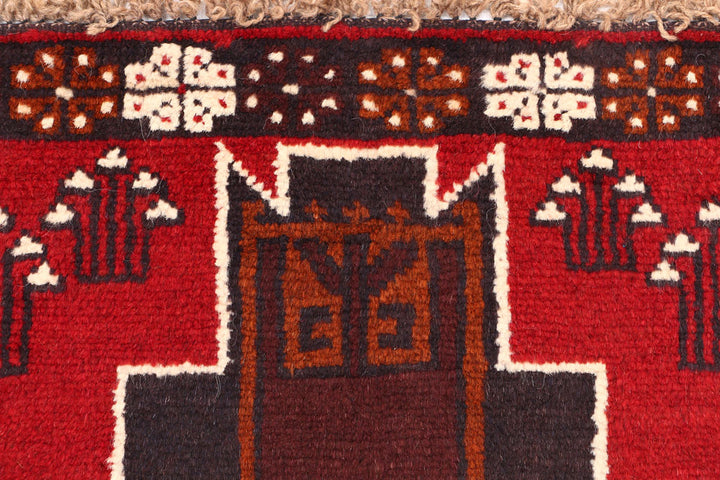 Firebrick Baluchi 2' 6 x 9' 8 - No. 53925 - ALRUG Rug Store