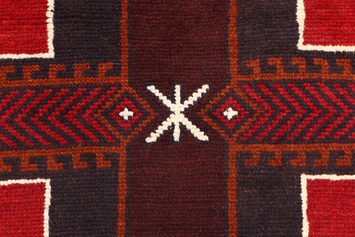 Firebrick Baluchi 2' 6 x 9' 8 - No. 53925 - ALRUG Rug Store