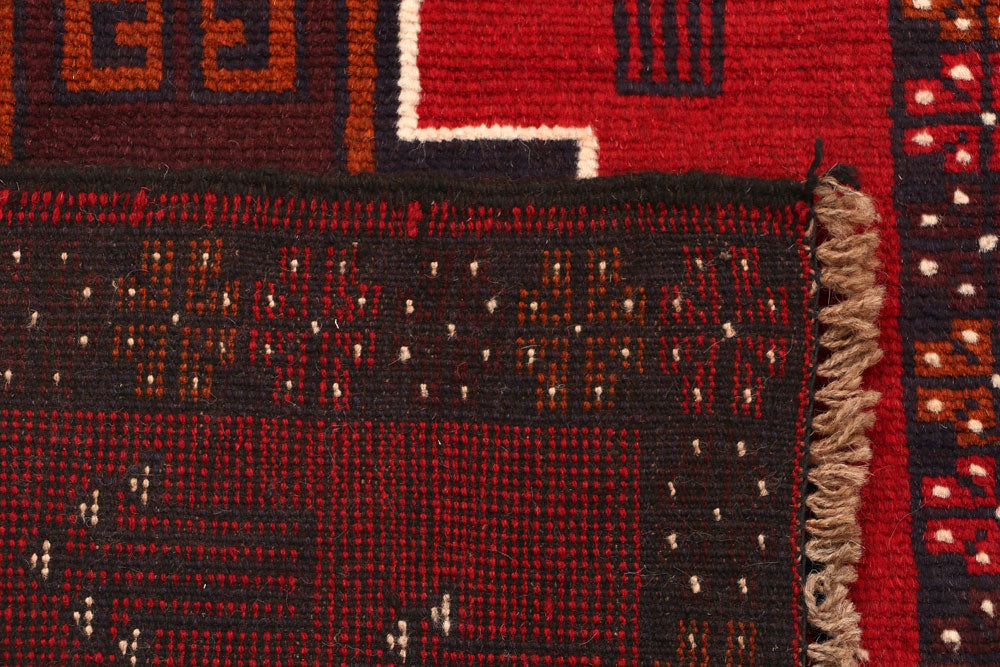 Firebrick Baluchi 2' 6 x 9' 8 - No. 53925 - ALRUG Rug Store