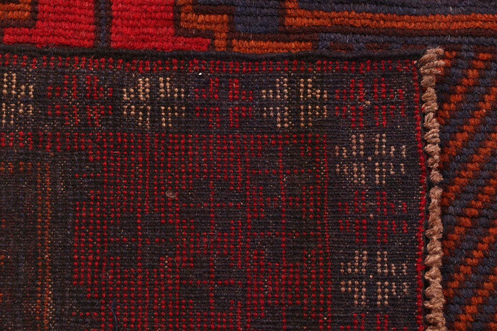 Firebrick Baluchi 2' 7 x 9' 10 - No. 53928 - ALRUG Rug Store