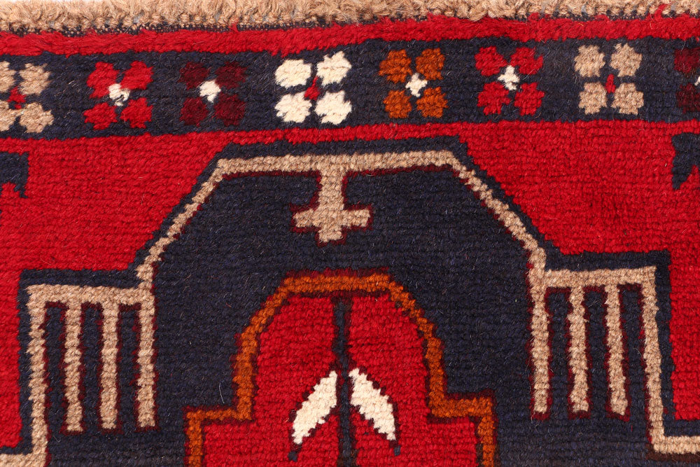 Firebrick Baluchi 2' 8 x 9' 7 - No. 53929 - ALRUG Rug Store