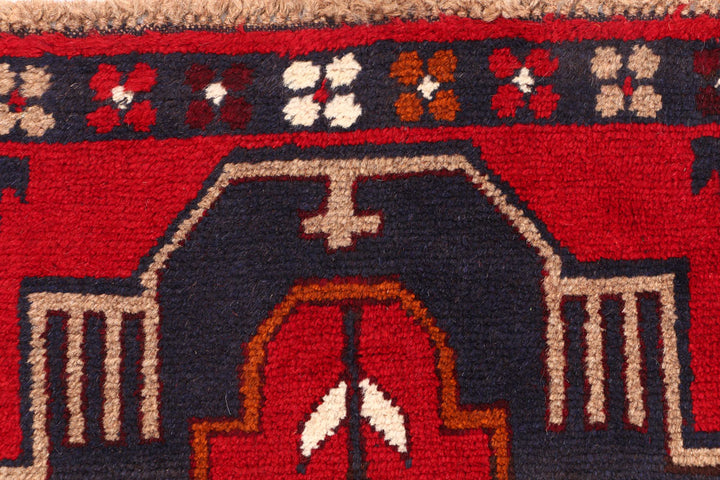 Firebrick Baluchi 2' 8 x 9' 7 - No. 53929 - ALRUG Rug Store