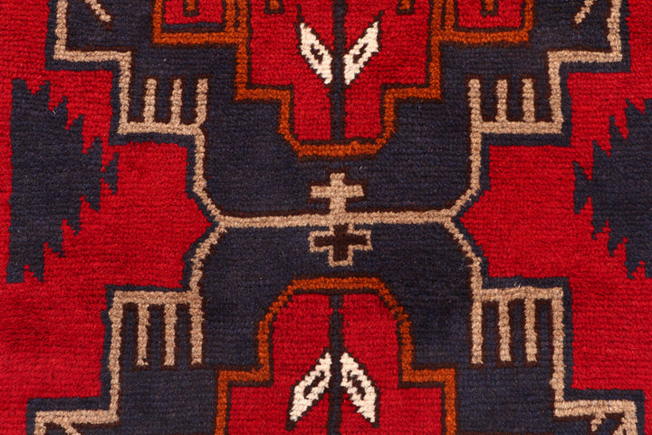 Firebrick Baluchi 2' 8 x 9' 7 - No. 53929 - ALRUG Rug Store