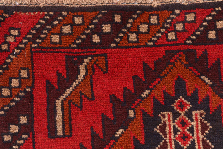 Firebrick Baluchi 2' 6 x 9' 9 - No. 53931 - ALRUG Rug Store