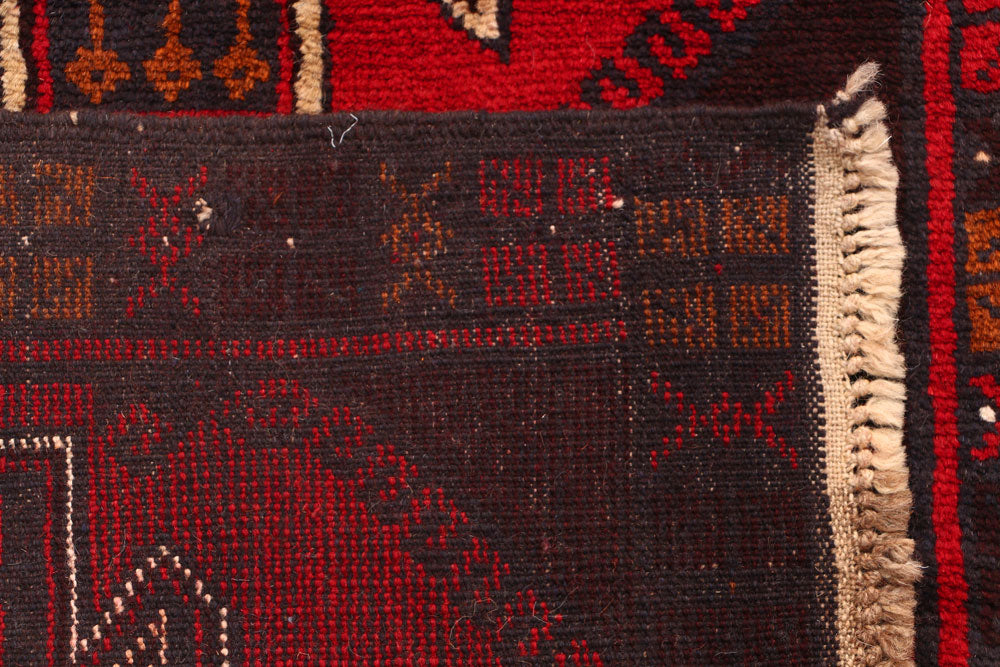 Firebrick Baluchi 2' 6 x 9' 8 - No. 53934 - ALRUG Rug Store