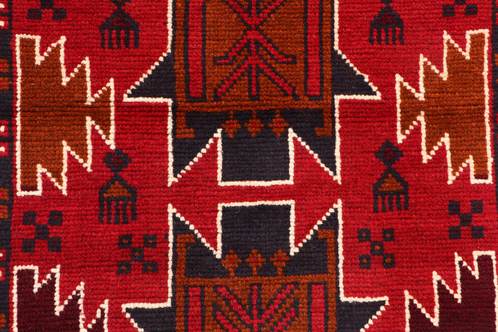 Firebrick Baluchi 2' 4 x 9' 9 - No. 53935 - ALRUG Rug Store