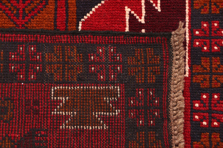 Firebrick Baluchi 2' 4 x 9' 9 - No. 53935 - ALRUG Rug Store