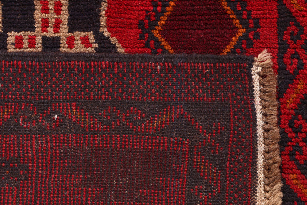 Firebrick Baluchi 2' 6 x 9' 4 - No. 53936 - ALRUG Rug Store