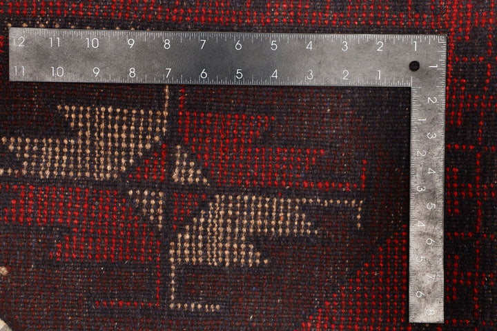 Red Baluchi 3' 5 x 6' 4 - No. 53939 - ALRUG Rug Store